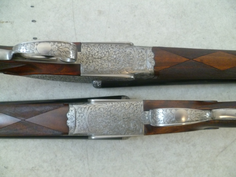 Seitenschloss-Doppelflinten-Pärchen Mauser Bristol 12/70 – Bild 5