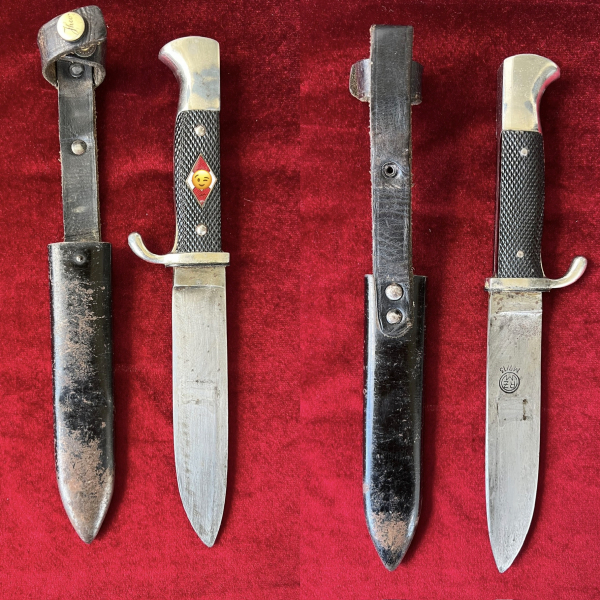 +++ HJ - Messer /Dolch Fahrtenmesser - RZM gut erhalten +++ – Bild 2