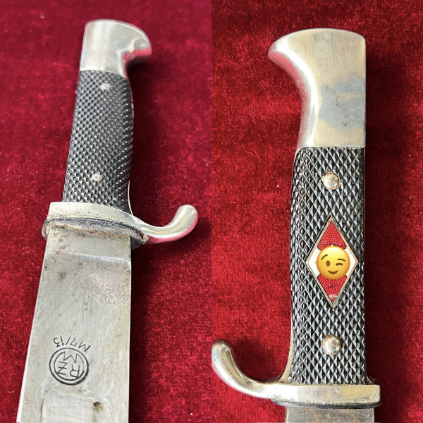 +++ HJ - Messer /Dolch Fahrtenmesser - RZM gut erhalten +++ – Bild 3
