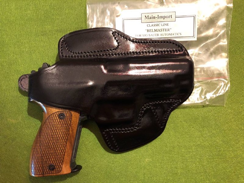 LINKSHÄNDER! CLASSIC LINE PANCAKE HOLSTER VERDECKTE GÜRTELSCHLAUFE SIG 220-226 BAUÄHNLICHE – Bild 2