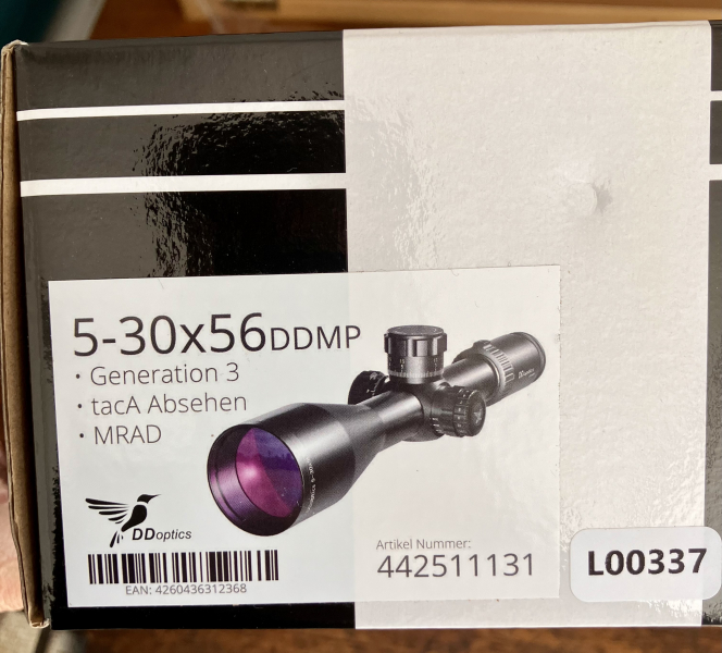 Long Range Zielfernrohr DDoptics DDMP 5-30x56, FFP, MRAD – Bild 4