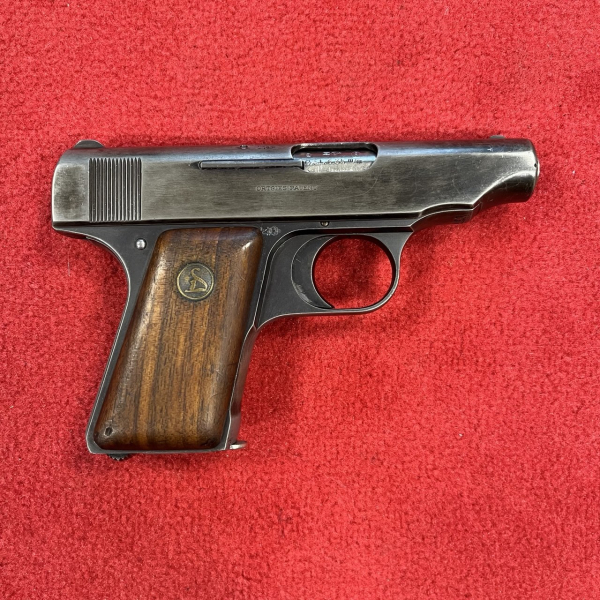 Ortgies (Werk Erfurt) mit Ladehülse - 4mm M20 (6,35mm) - Halbautomatische Pistole – billede 2