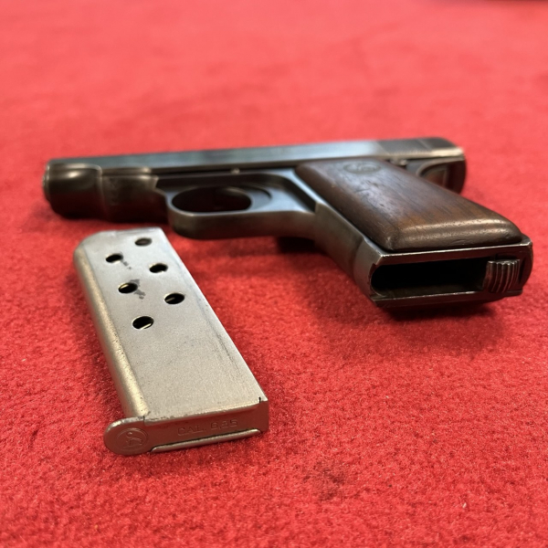 Ortgies (Werk Erfurt) mit Ladehülse - 4mm M20 (6,35mm) - Halbautomatische Pistole – billede 3