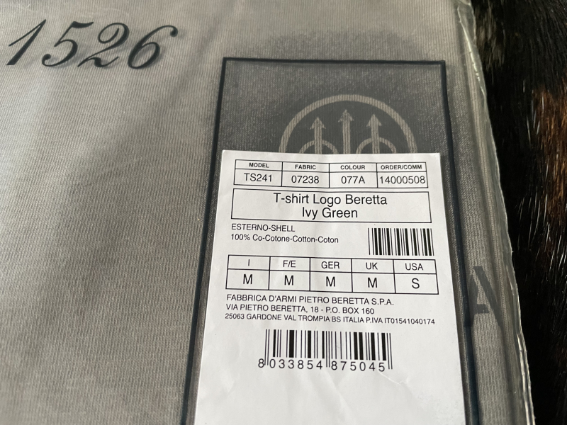 BERETTA T-Shirt mit Logo-Aufdruck, Ivy Green, Gr. M – Bild 2