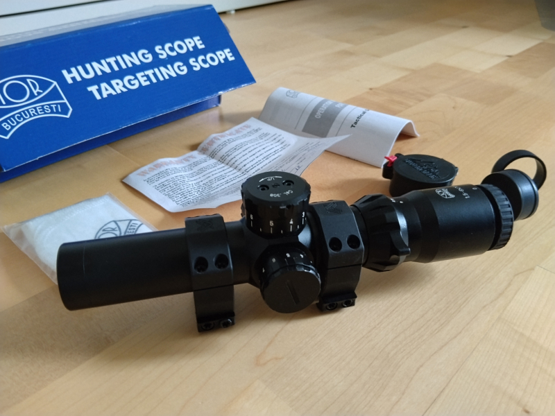 IOR Bucaresti 1.5-8X26 Militärglas mit MRAD absehen und Montage – Bild 2