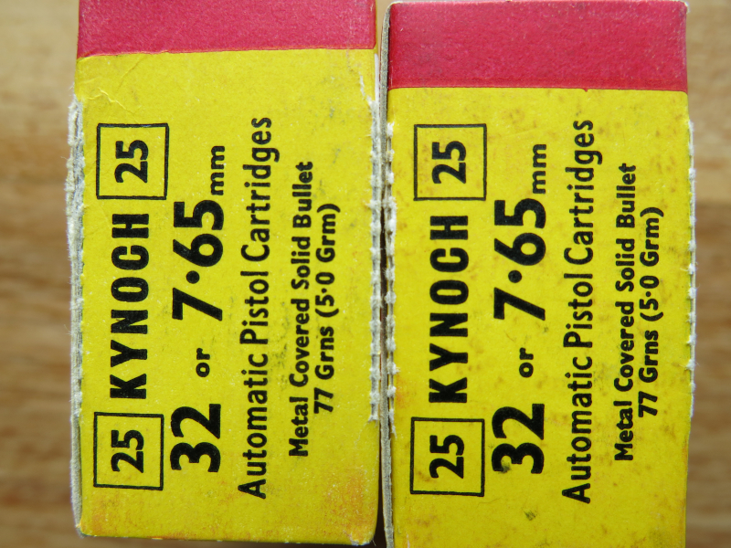 50 St. 32-7,65 Patronen von Kynoch – Bild 2