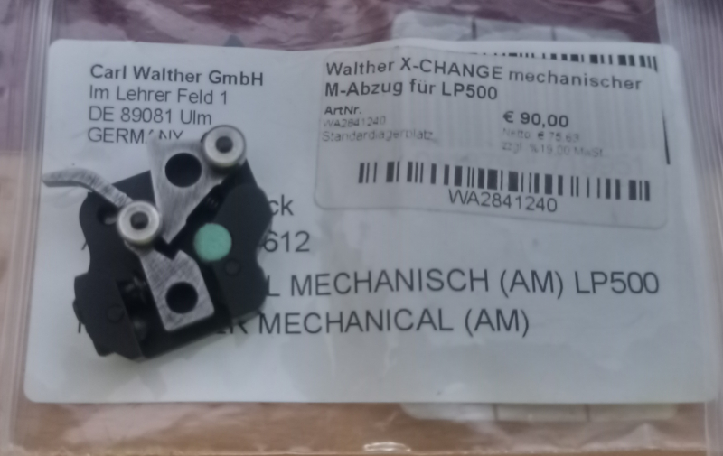 WALTHER LP500 Blue Angel Meistermanufaktur – afbeelding 6