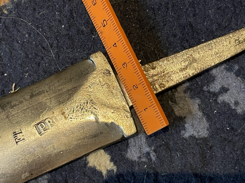 Alte Klinge für Tapier oder Pallasch 17/18 Jhd – immagine 3