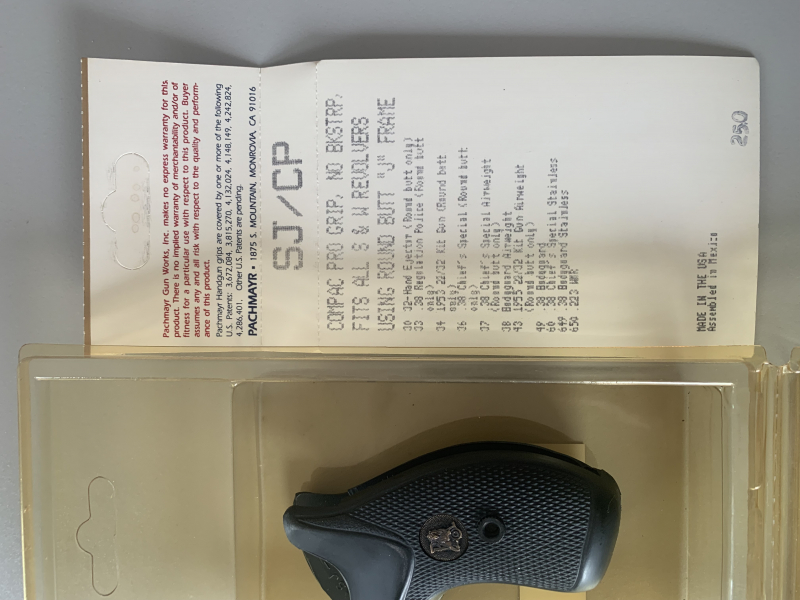 Pachmayr S&W Revolvergriffschalen Gummi – nuotrauka 2