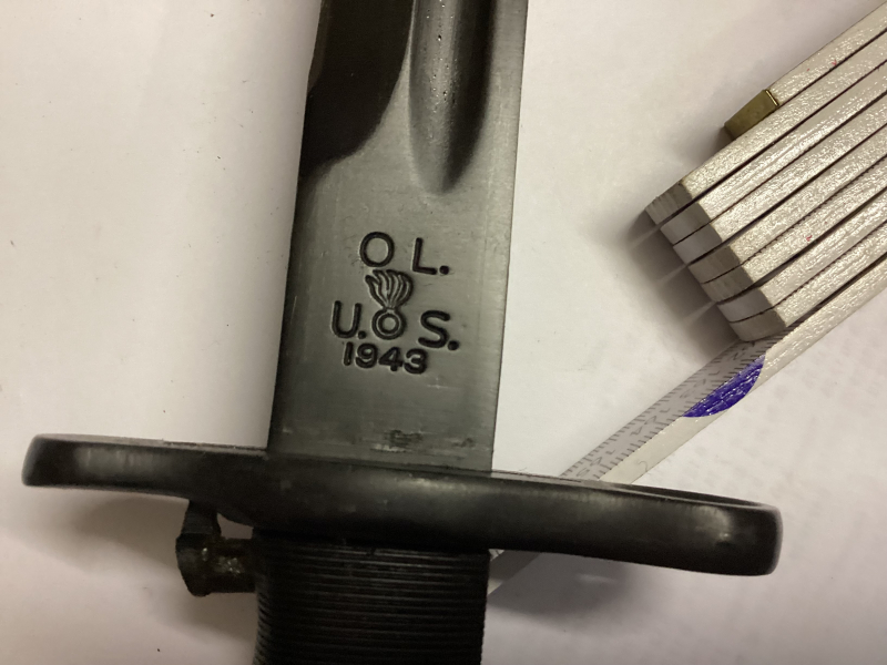 Bajonett US Army WW2 mit Scheide M7 für M1 Garand – Bild 4