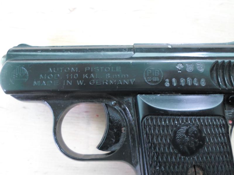 Start / Alarmpistole SM Mod. 110, 8 mm Knall in OVP – Bild 3