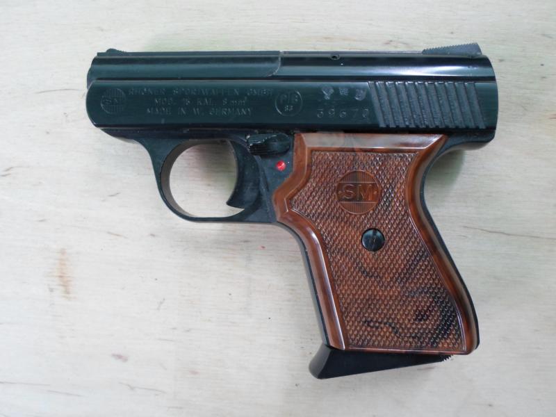 Rhöner Sportwaffen SM Mod. 15, 8 mm Knall, in ngl. OVP – Bild 3