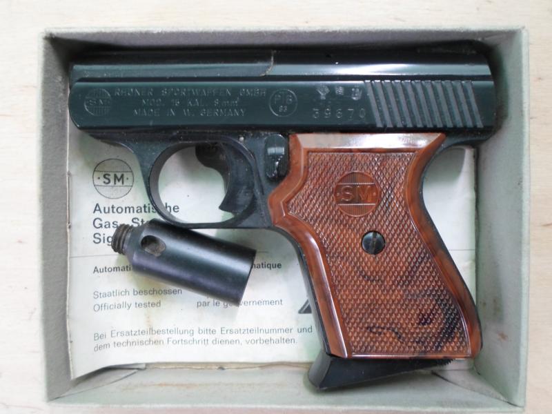 Rhöner Sportwaffen SM Mod. 15, 8 mm Knall, in ngl. OVP – Bild 2