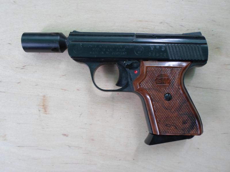 Rhöner Sportwaffen SM Mod. 15, 8 mm Knall, in ngl. OVP – Bild 6
