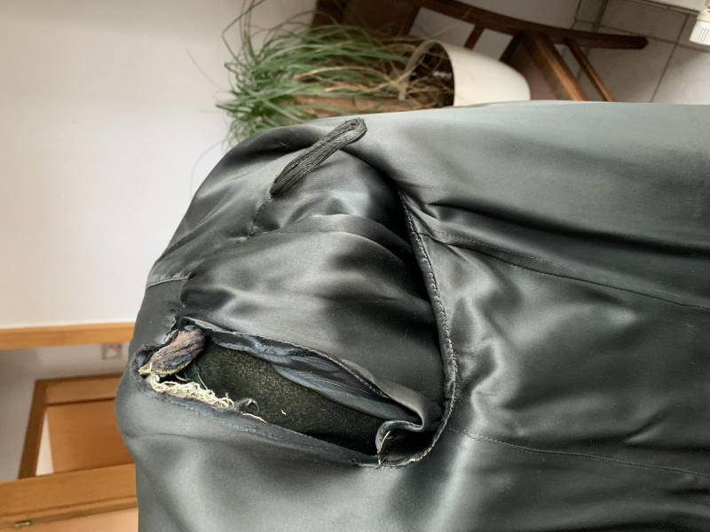 Schwerer Ledermantel grün – slika 4
