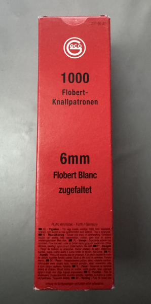 1000 Stück 6 mm Flobert Platzpatronen Geco RWS Dynamit Nobel – снимка 2