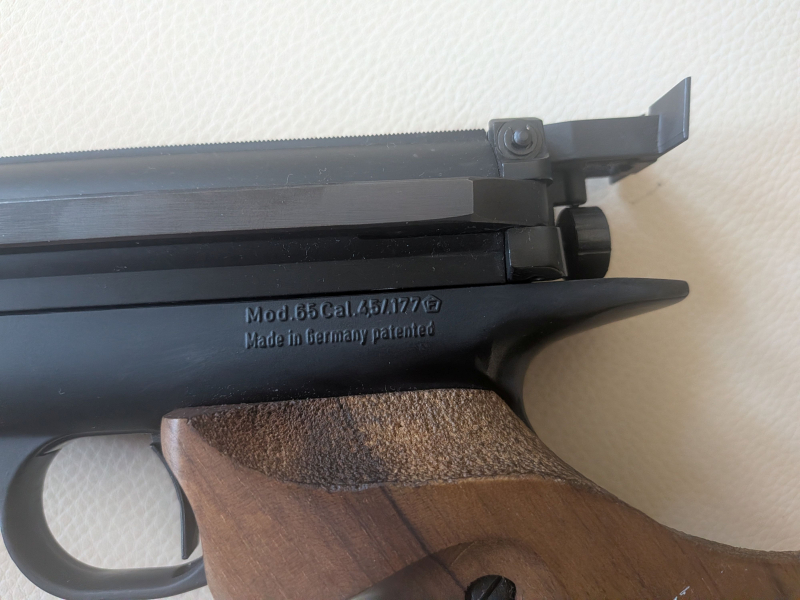 Feinwerkbau LP 65 Luftpistole. – Bild 4