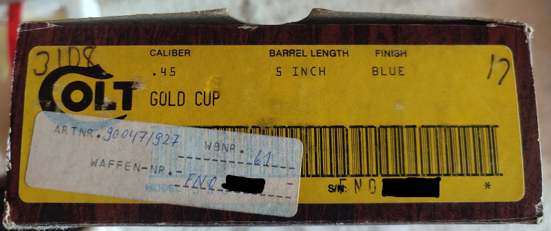Colt Gold Cup MK IV – Bild 4