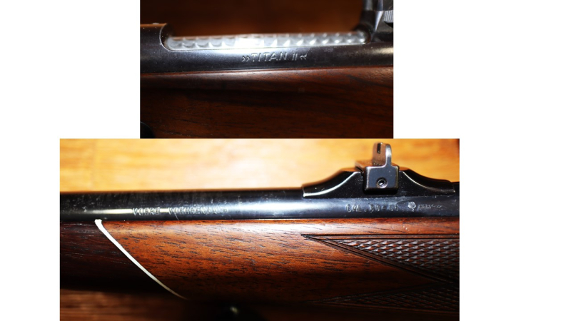 Jagdrepetierer Voere Modell Titan II, Kaliber .30-06Spring. mit ZF Schmidt & Bender 8x56 Abs.1, – Bild 6