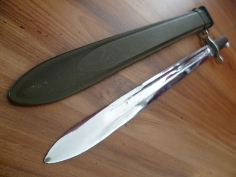 Bajonett USA US Model 1905 für Springfield verchromt 1918 – Bild 6