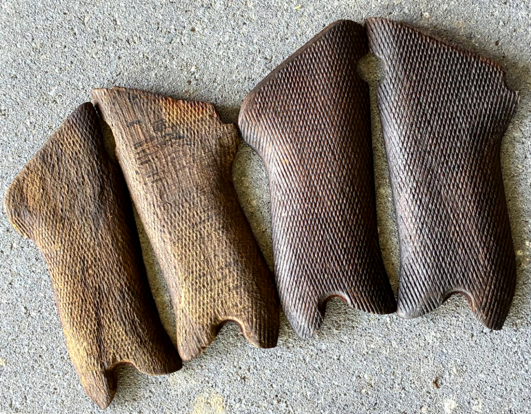 2 Paar originale Griffschalen für die 08 Pistole – imagen 5