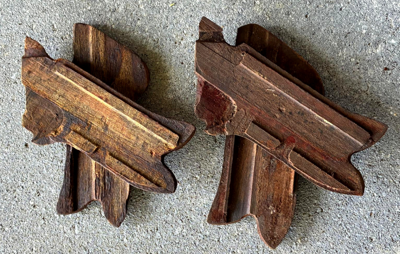 2 Paar originale Griffschalen für die 08 Pistole – imagen 4