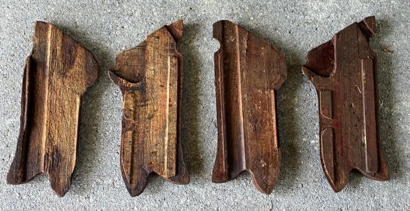 2 Paar originale Griffschalen für die 08 Pistole – imagen 2