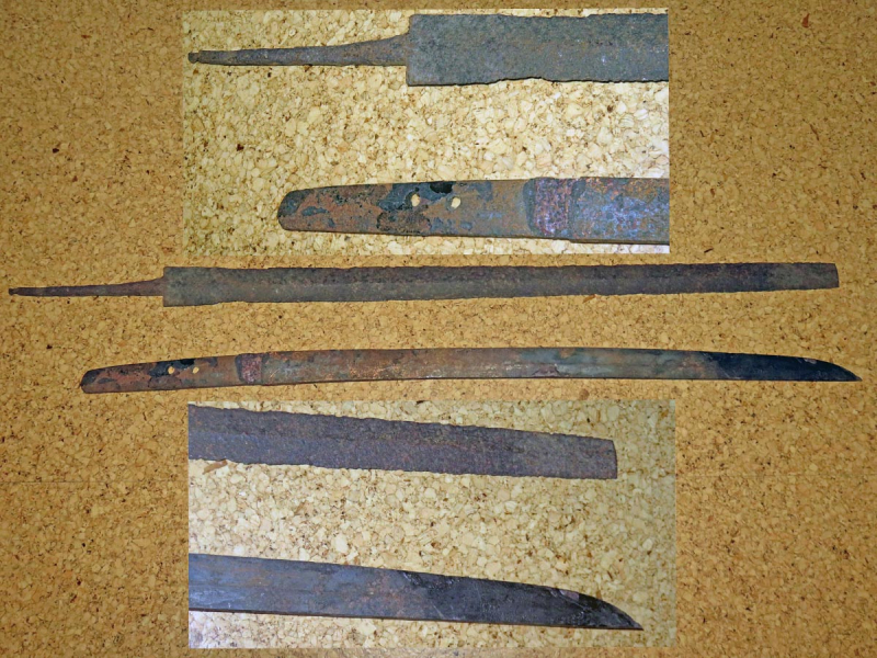 2 Klingen Degen Säbel Dachbodenfund – Bild 2