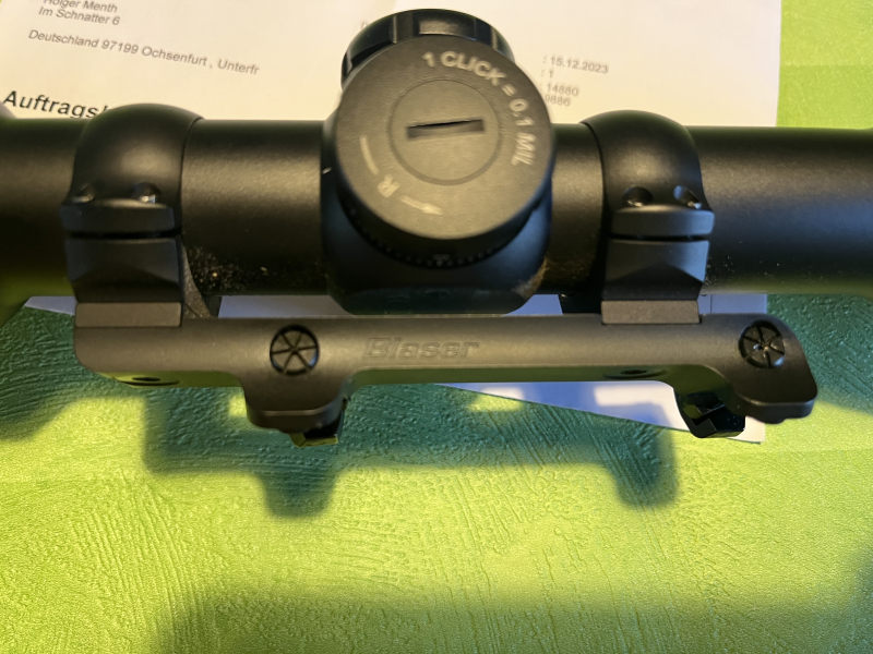 Blaser Sattelmontage 30 mm NEU ORIGINAL – Bild 2