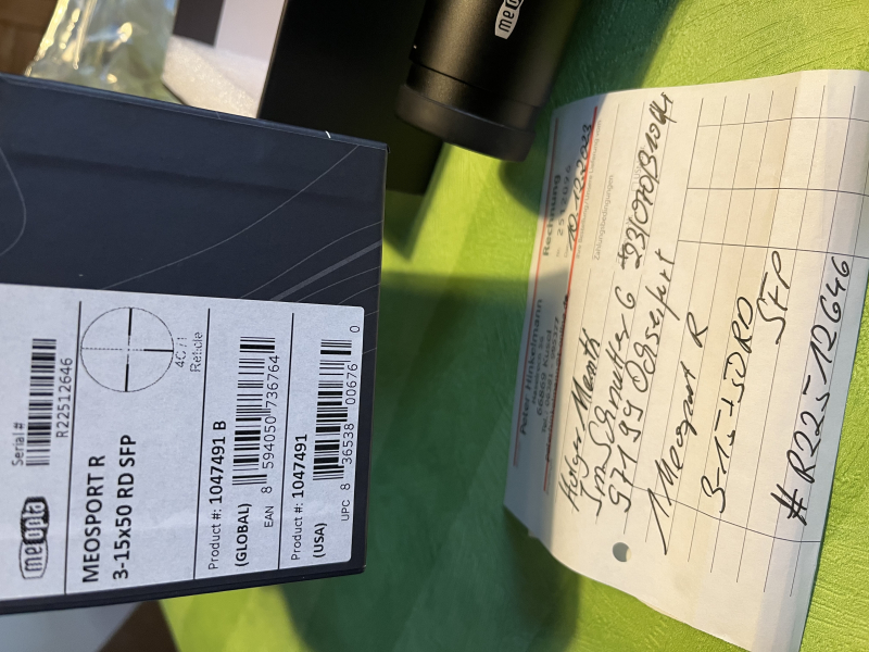 Meopta Meosport R 3-15x50 RD SFP mit Rechnung – Bild 2