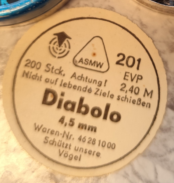 DDR Luftgewehr 4,5mm Diabolo original! und gleich 9mal – Bild 3