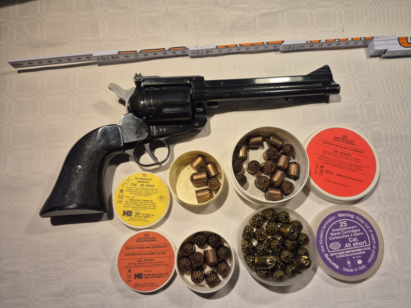 Revolver Reck Magnum Cal.45 mit Munition – Bild 2
