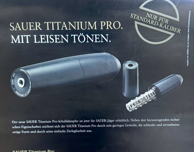 Sauer Schalldämpfer Titanium Pro M15x1 8mm – Bild 3