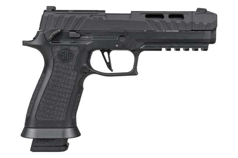 SIG SAUER P320 SPECTRE Comp Blackout 4,5mm - Druckluft Co2 Blowback – Bild 2