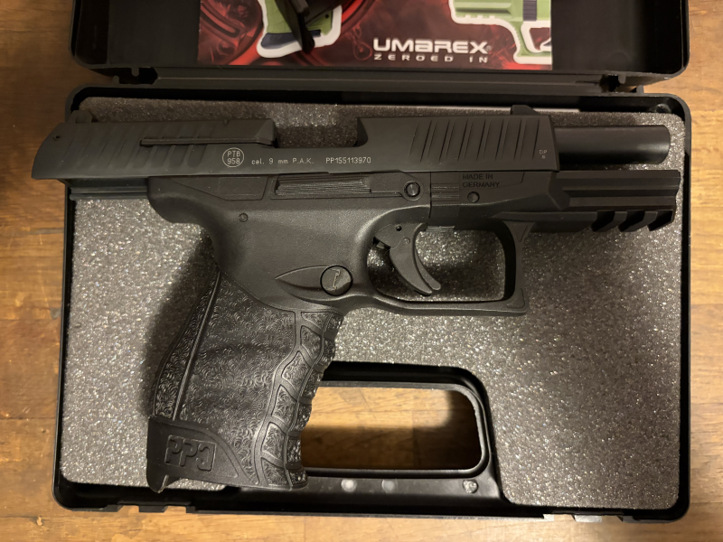 Umarex Walther PPQ M2 Schreckschuss Pistole 9mm P.A.K. schwarz – billede 4