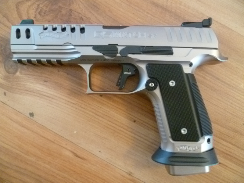 Pistole Walther Q5 Match Steel Frame Black Tie 9mm Luger – Bild 3