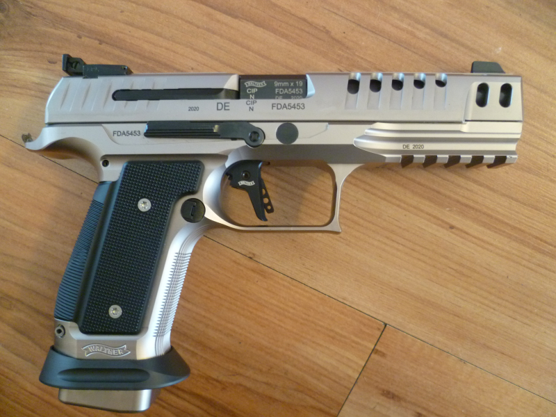 Pistole Walther Q5 Match Steel Frame Black Tie 9mm Luger – Bild 2