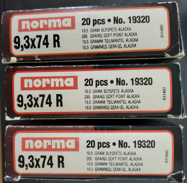 Norma - Alaska - 9,3x74R - 60 Schuss – obrázek 2