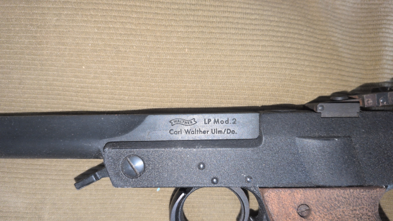 Walther LP Mod. 2 Luftdruckpistole – Bild 2