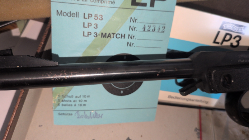 Walther LP Mod.3 Luftdruckpistole – stampa 2