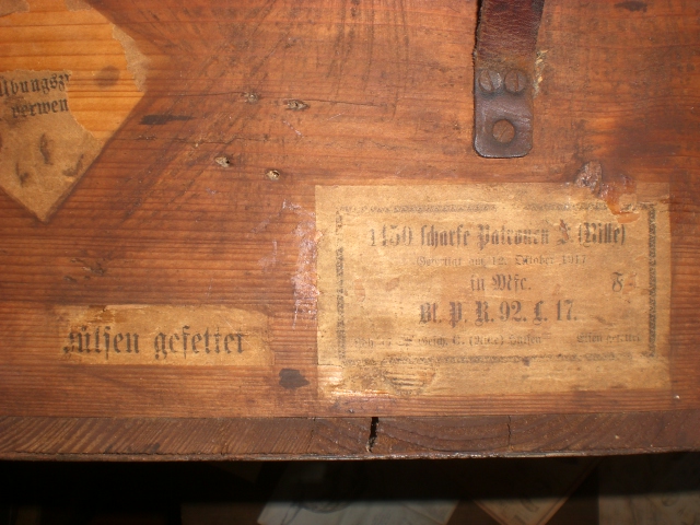 Munitionskiste 1.Weltkrieg WWI 1st world war – Bild 4