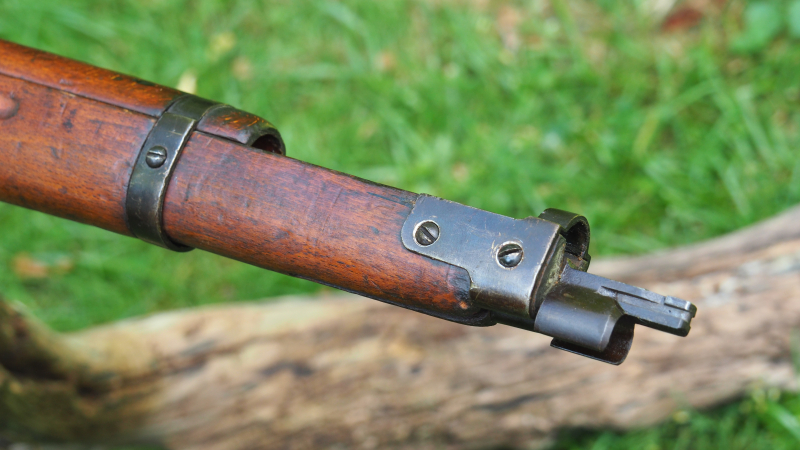 Aus Sammlung ! Schaftset für Carcano "Terni" M1891/38 Karabiner / Komplett mit Metallteilen ! – Bild 5