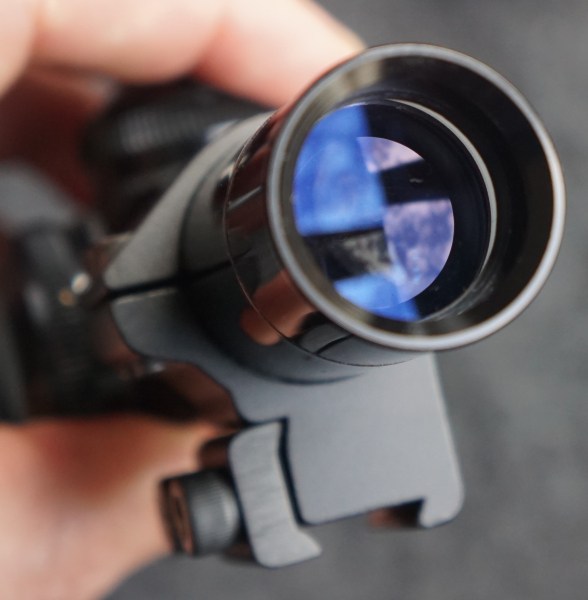 Kurzwaffen-Zielfernrohr 2,5x20 Hunter, großer Augenabstand, mit Montage für 11mm Schiene – Bild 5