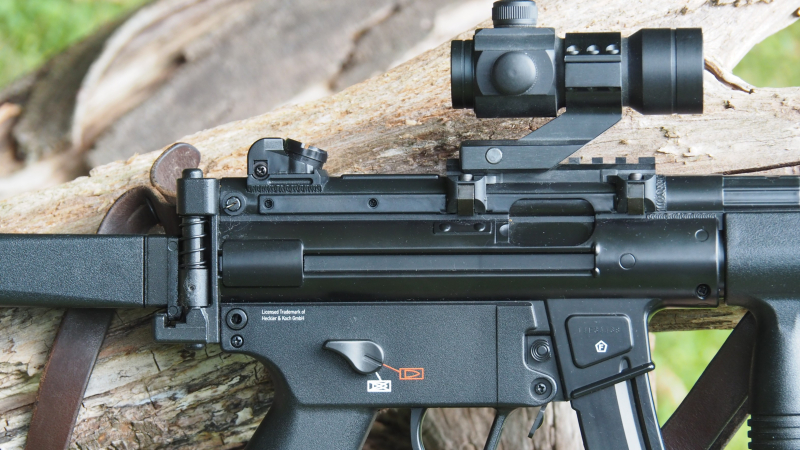 Heckler & Koch MP5k PDW, 4,5mm BB, mit LP-Zielgerät, Sehr gut ! Ungeschossen ! – Bild 4
