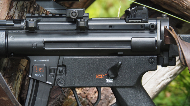 Heckler & Koch MP5k PDW, 4,5mm BB, mit LP-Zielgerät, Sehr gut ! Ungeschossen ! – Bild 5
