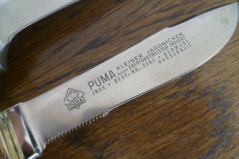 Puma Waidblatt & Kleiner Jagdnicker nach Frevert - Solingen – pilt 4