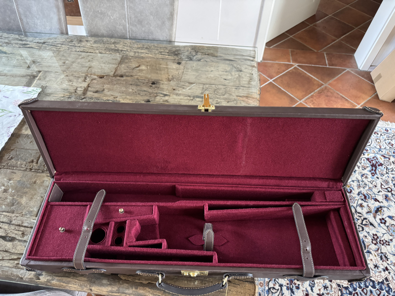 Waffenkoffer Flintenkoffer Leder – Bild 4