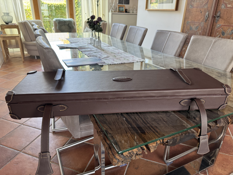 Waffenkoffer Flintenkoffer Leder – Bild 2