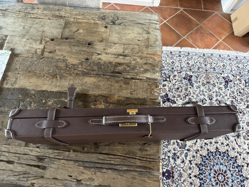 Waffenkoffer Flintenkoffer Leder – Bild 3