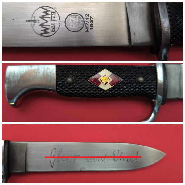HJ-Fahrtenmesser RZM M7/12 – billede 2